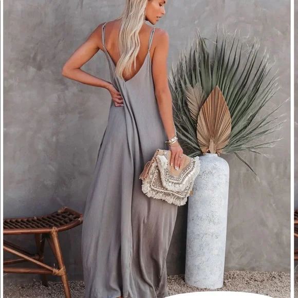 Vici Olivian Pocketed Maxi Dress (M/L) - Picture 3 of 6